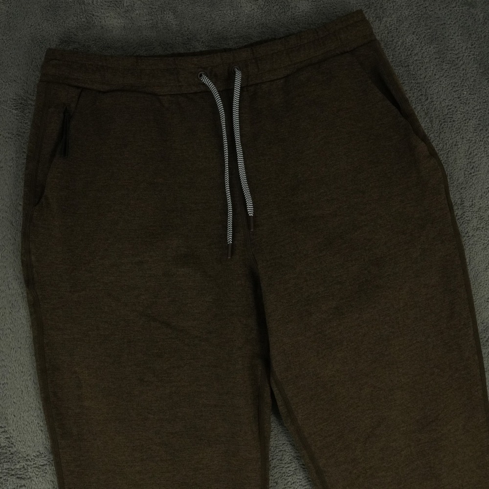 rabbit EZ Joggers Women M Brown Heather Recycled Performance Running Pants RW550